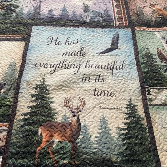 Nature sense Religious throw - Picture 10 of 11